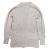 ONX03: Girls Beige Long Knitted Cardigan (5-16 Years)